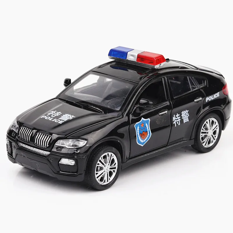 

1:32 BMW X6 special vehicle Child pull-back vehicle simulation alloy car model crafts decoration collection toy tools