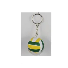 Мяч волейбольная форма мягкий PU Брелок для ключей из полиуретановой пены брелок для ключей сумка пластиковые поделки украшения Висячие орнамент
