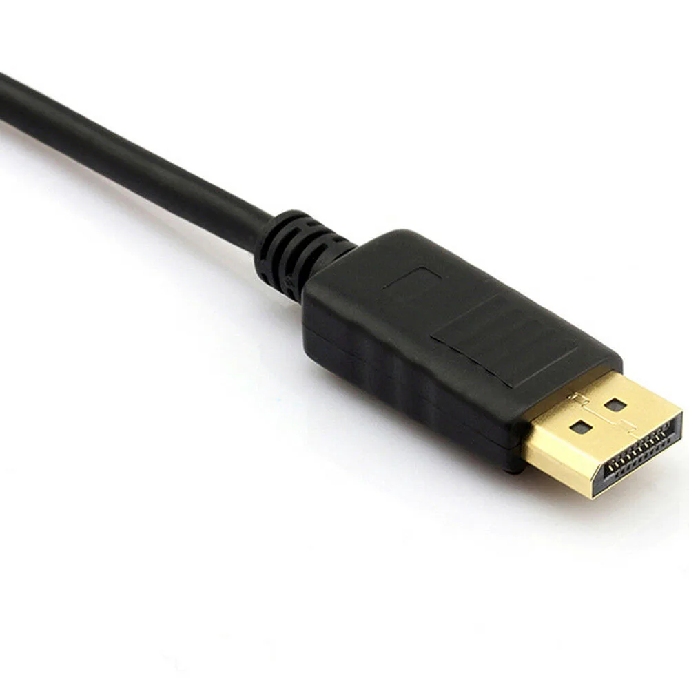 Переходник DisplayPort DP папа HDMI мама кабель конвертер для Dell HP Asus Lenovo Acer Прямая