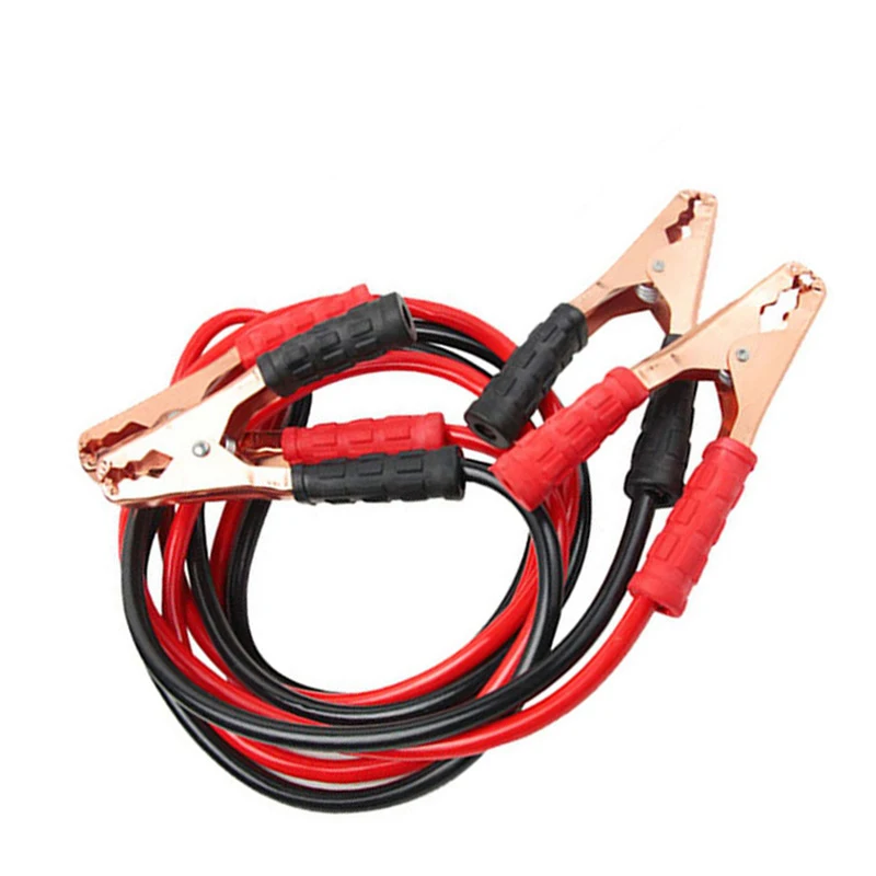 Cables de la batería del puente del coche 2 M 500AMP Cable de refuerzo de emergencia para los terminales del coche VanTruck salto Starter Leads Clip
