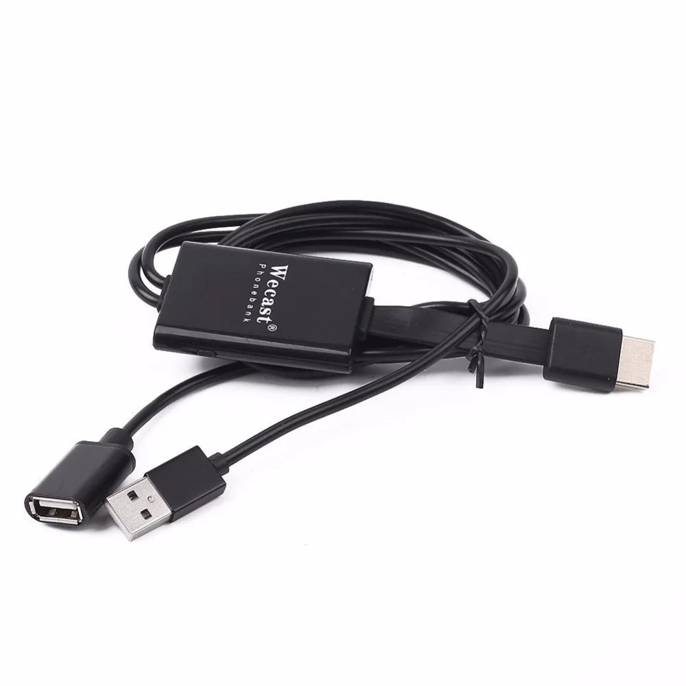 WECAST Wired TV Stick Dongle Cast Screen Mirror HDTV Cable HDMI For iOS Android System Professional Home Smart TV Sticks Gift