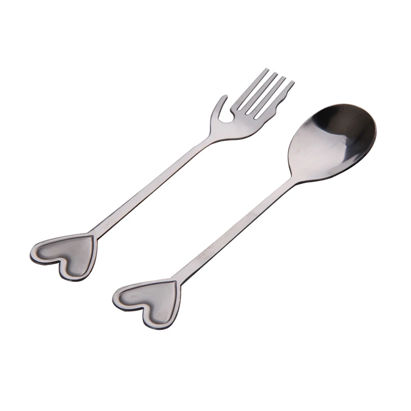 2019 venta al por mayor de bolsillo cuchara tenedor vajilla conjunto de deportes al aire libre Camping senderismo vajilla accesorios kamp malzemeleri