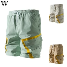 Womail шорты мужские летние модные с карманами Карго рабочие ветрозащитные шорты с несколькими карманами крутые повседневные спортивные шорты M527