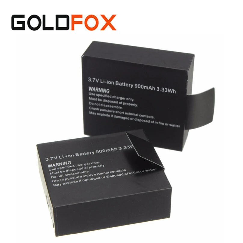 

2X 900mAh Li-ion Battery Batteries for SJCAM SJ4000 SJ5000 SJ6000 SJ7000 WIFI Sport Camera DV Replacement Spare battery batteria