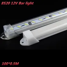 50 см 8520 светодиодные полосы фары 12 В LED Настольная лампа с жесткий свет бар Светодиодные Жесткая 12 вт/0.5 м ультра яркие полосы света светодиодные трубки