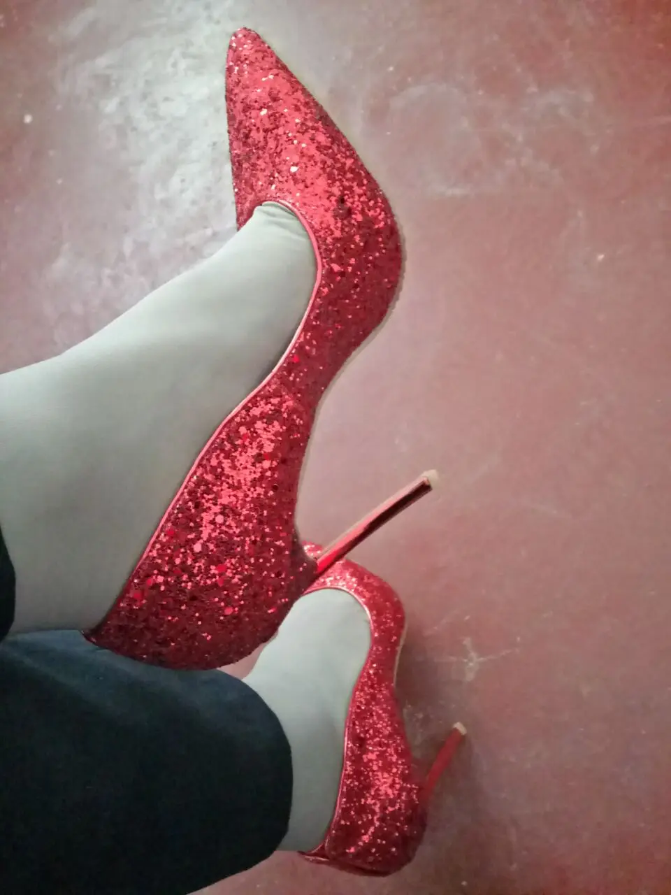 bling high heel shoes