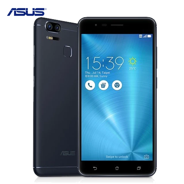 Asus zenfone 3 зум ze553kl отпечатков пальцев android 6.0 qualcomm snapdragon 625 octa 4 ГБ ram 128 ГБ rom 5.5 дюймов 5000 мАч смартфон