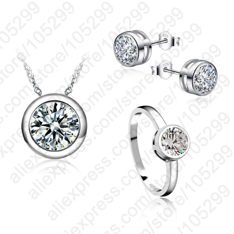 Комплект из колье серёг и кольца серебра 925 пробы|jewelry supplies ring settings|jewelry setset glass |