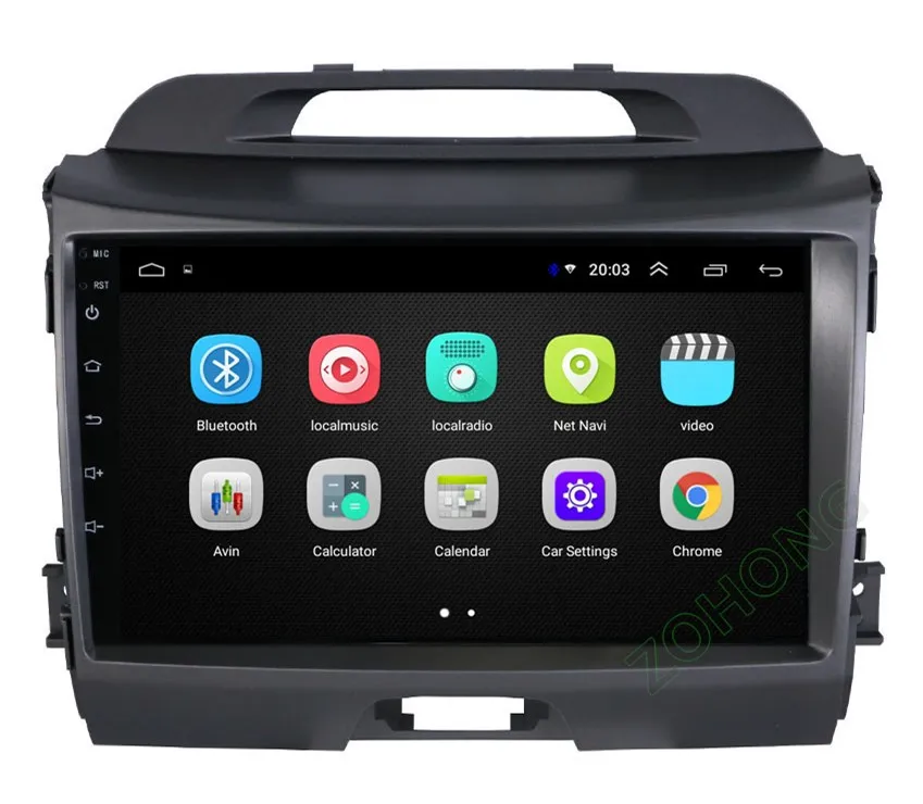 Cheap 2.5D 9 " Android8.1 Car multimedia DVD Player for KIA Sportage R 2011 2012 2013 2013 2014 2015 car radio gps navigation BT wifi 16