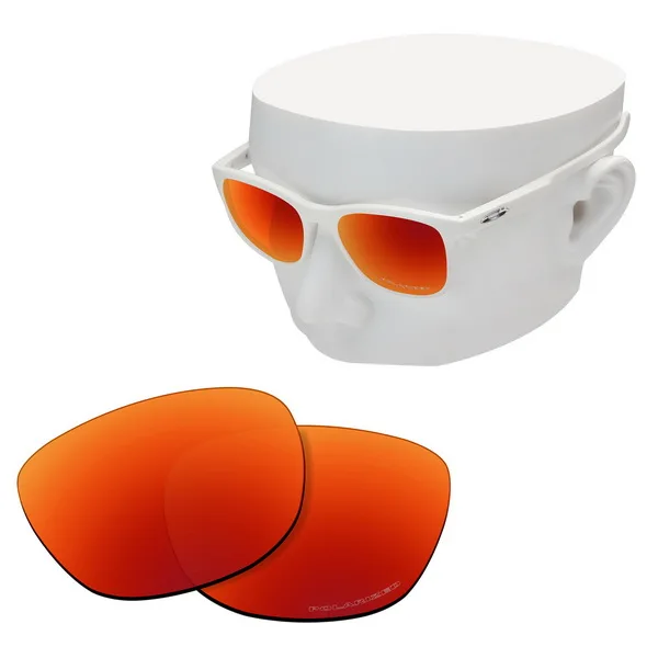 Fire Red Mirror OOWLIT Анти-Царапины Сменные линзы для-солнцезащитные очки Oakley Trillbe X травления поляризованных солнцезащитных очков - Цвет линз: Fire Red Mirror