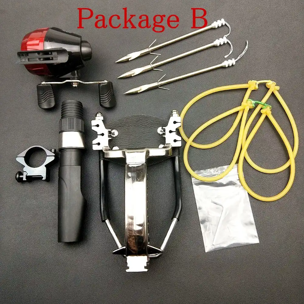 Outdoor Infrared Slingshot Fishing Hunting Set Pro Fish Shooting Arrow