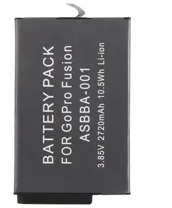 2720mAh Gopro Fusion батарея + 3 лота LCD зарядное устройство для 360 градусов камера ASBBA 001
