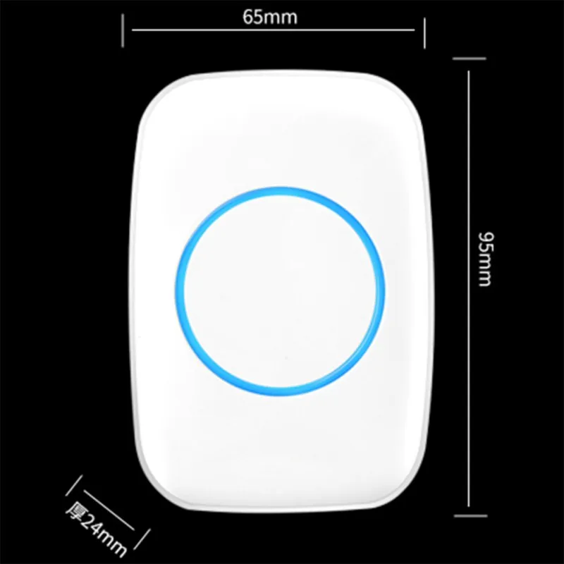 

Wireless Waterproof Doorbell Smart Doorbell Chime Battery Remote Control Touch Sensor Doorbell