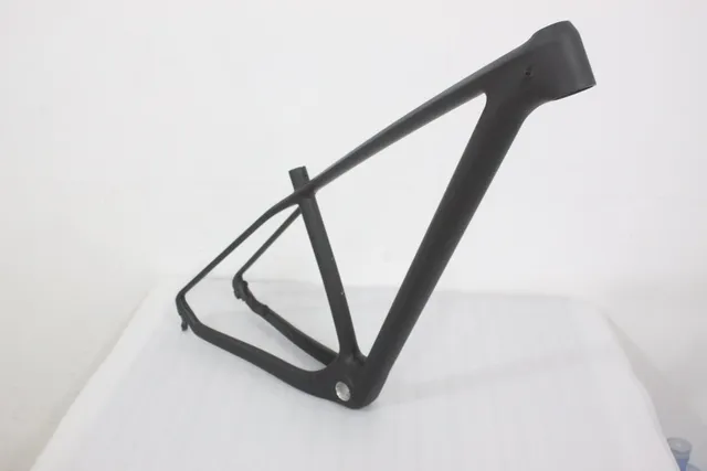 Cheap THRUST MTB frame thru axel 142*12 carbon mountain bike frame with transfer to 135*9 guide line inside BSA 15/17/19 inches