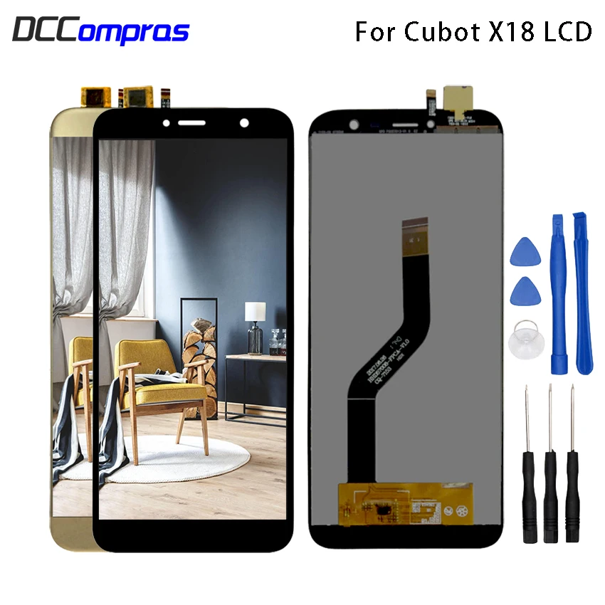 5 7 дюймов для Cubot X18 ЖК дисплей сенсорный экран дигитайзер Запасные части телефона