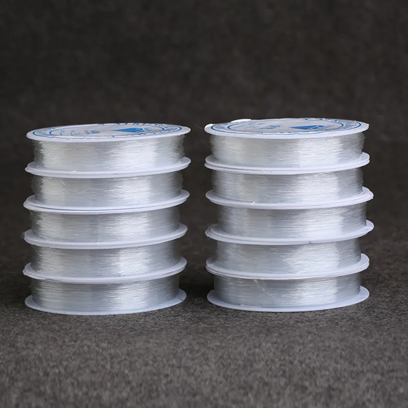 

1 Roll 0.5/0.6/0.7/0.8/1 MM Strong Stretchy Elastic Rope Transparent String Cord Beading DIY Jewelry Making Bracelet/Necklace