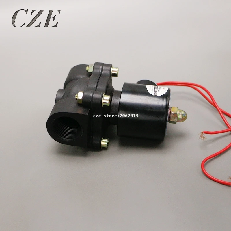 

2W-200-20 3/4" Plastic Water Electromagnetic Valve Solenoid Valves AC220V DC24V DC12V