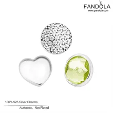 Аутентичный 925 стерлингового серебра August Love Petites Pack Шарм Fit подвешиваемый кулон ожерелье подвеска «сделай сам» Изготовление ювелирных изделий