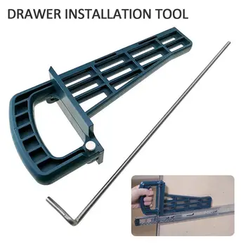

Drawer Slide Jig Set Mounting Tool For Cabinet Furniture Extension Cupboard Hardware Quick Install Guide Woodworking