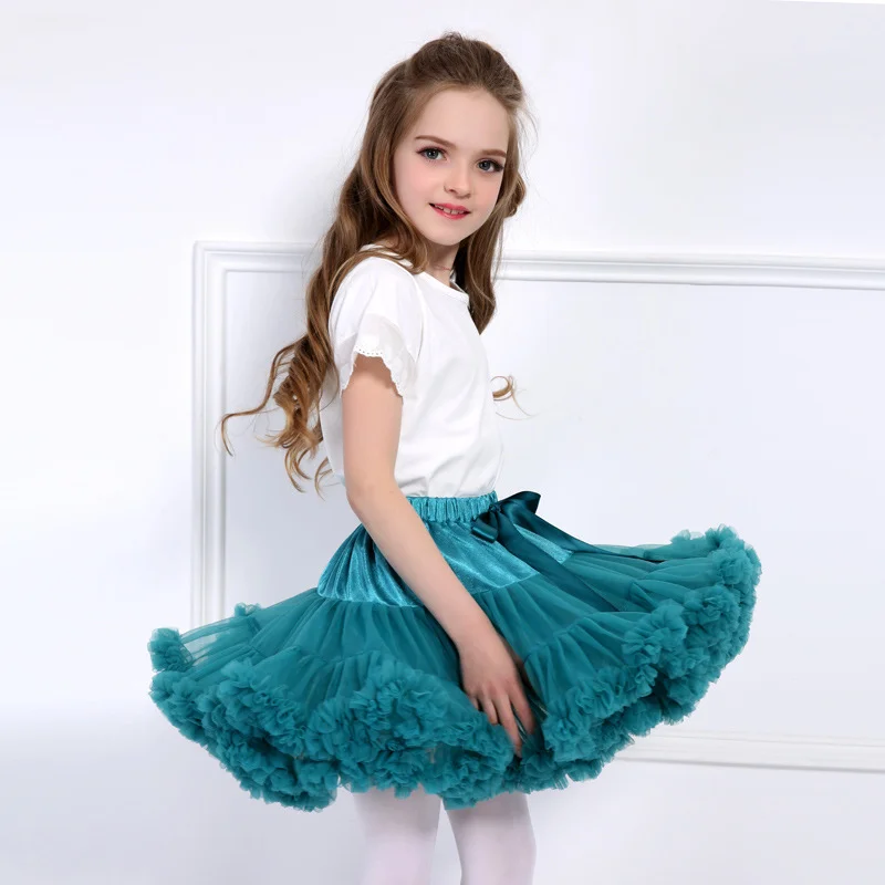 Baby Girls Tutu Skirt Fluffy Children Ballet Kids Pettiskirt Baby Girl Skirts Princess Tulle Party Dance Skirts Toddler Skirts