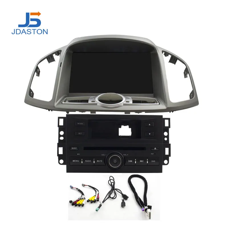 Top JDASTON 8" Android 9.0 Car CD DVD Player For Chevrolet Captiva 2006 - 2015 GPS Navigation Auto Radio Audio RDS Wifi CANBUS Map 4