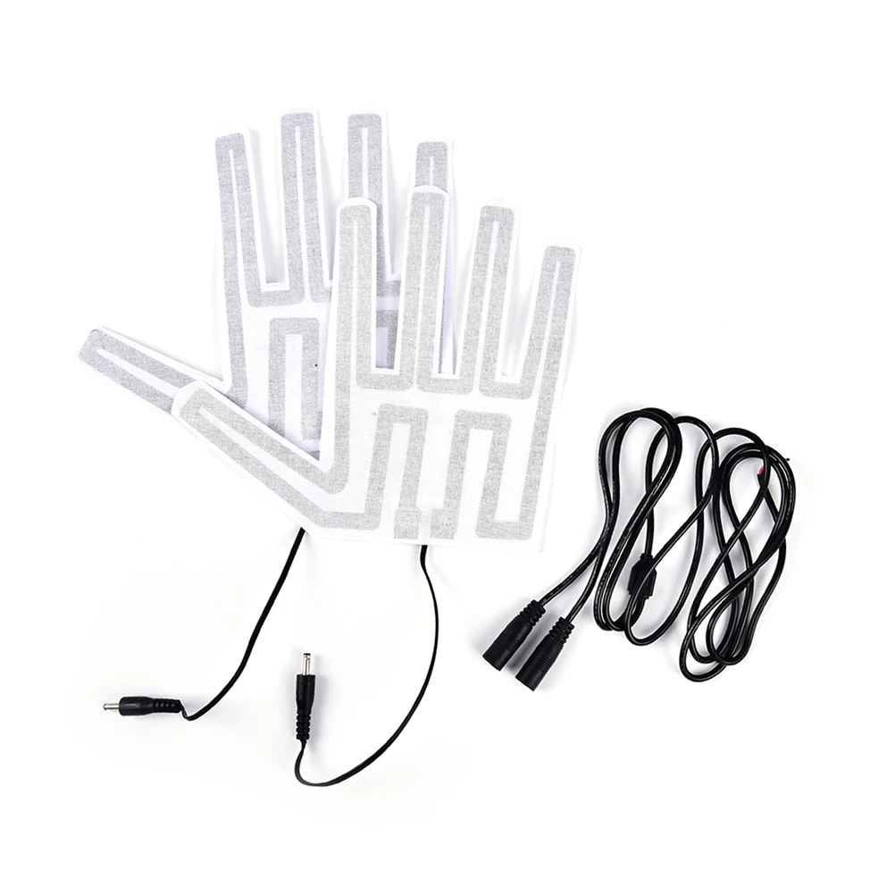 

1 Pair 18*18cmElement Warm Mittens Heater for Gloves Pad Gloves12VThermalWinter Outdoor Heated Pads Electric Heating