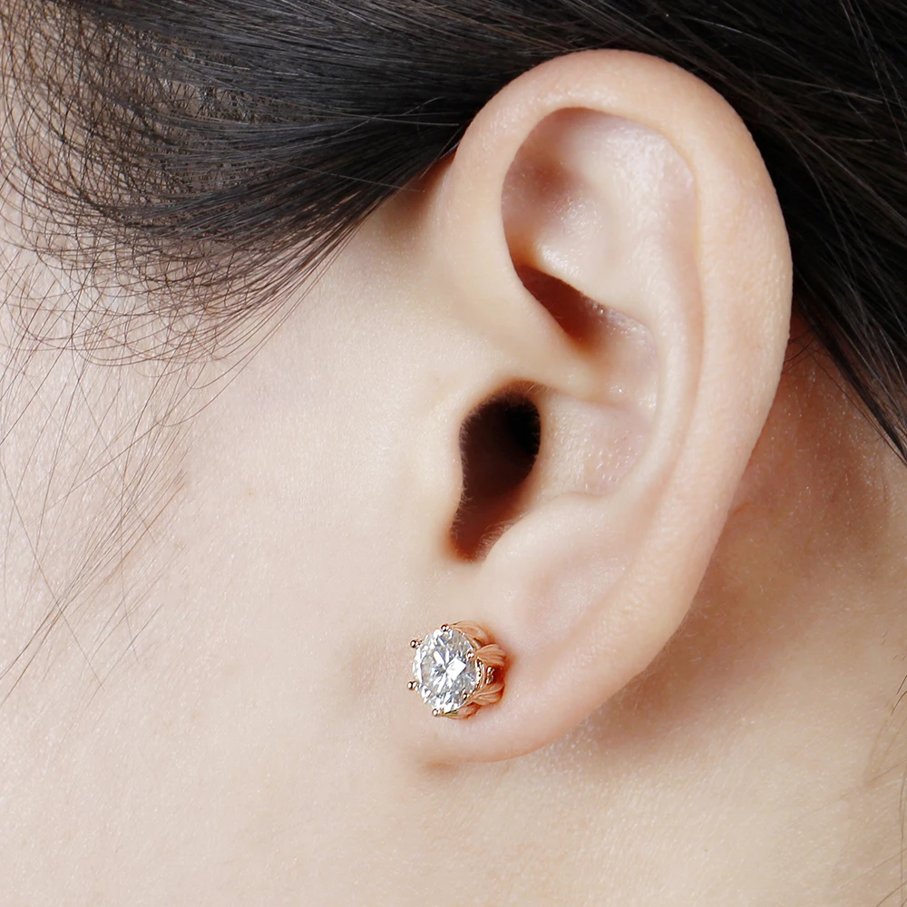 moissanite earrigns rose gold (8)