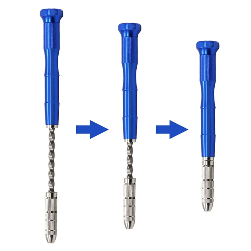 

Spiral Hand Drill Manual Drilling Hole Carving Twist Drill Bits Set Jewelry Walnut DIY Crafts LB88