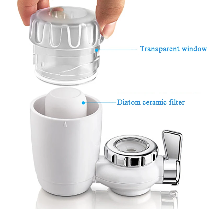 

Tap Water Filter Faucet Home Kitchen Filtro De Agua Del Grifo Healthy Ceramic Cartridge Tap Water Purifier Filter