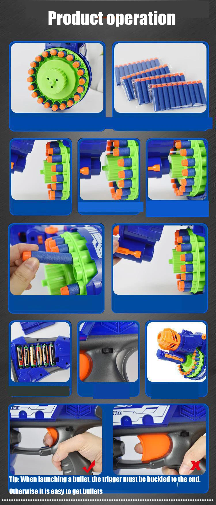 Arma de Brinquedo Explosões para Meninos de Balas de Plástico Macio para Combater Explosões de Campo Brinquedos ao ar Livre para Crianças Elétrico Elástico Sniper 20 5 Armas brinquedo