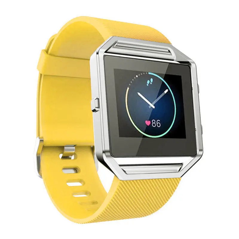 Ремешок для спортивных часов дайвинга fitbit blaze силиконовый ремешок сменный