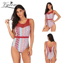 VGTOWN Плюс Размер 6XL Цельный купальник купальники для женщин купальный костюм Женская пляжная одежда бикини Монокини