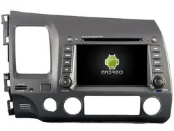 Android 9,0 автомобильный dvd-плеер для HONDA CIVIC 2006-2011 автомобильный аудио gps стерео головное устройство мультимедийная навигация wifi SWC BT