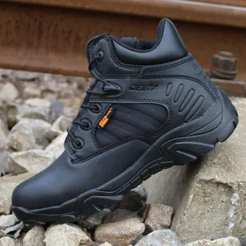 

Men Army Boots Black Male Low Top Hiking Boots Tactical Outdoor Dropshipping Delta SWAT Boots Shoes for Men Military Boots