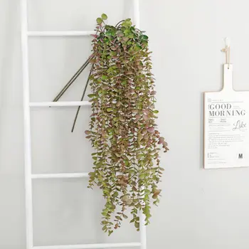 

Artificial Flowers plants Wall Hanging Vine Greenery Garland Faux Willow Rattan Home Garden Wedding Decoration
