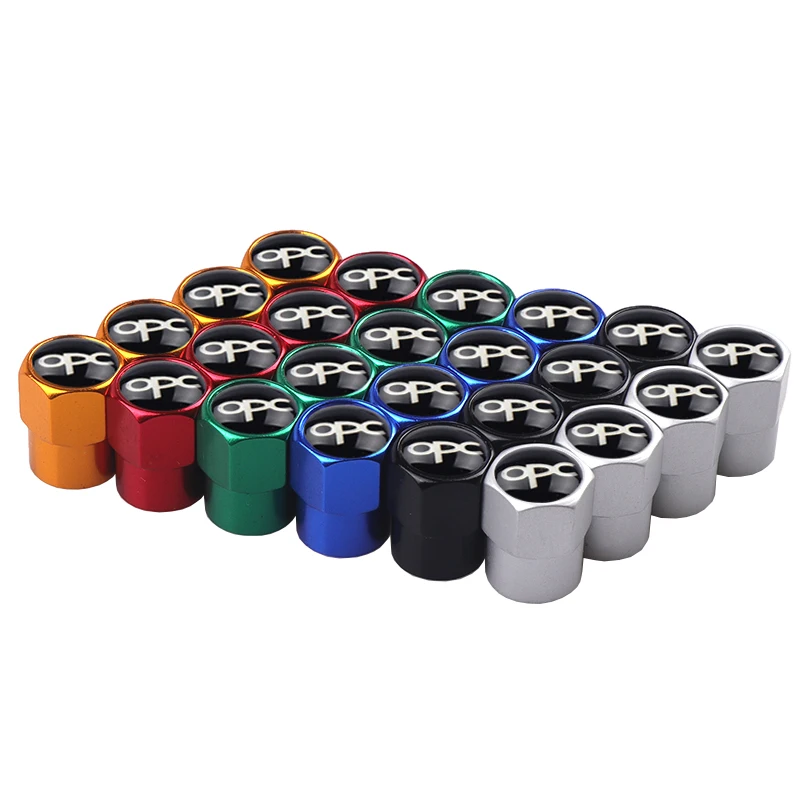 

Aluminum alloy Valve Caps Case For OPEL Opc Astra D G H Vectra C Auto Wheel Tyre Air Stems Cover Accessories Car-Styling 4pcs