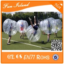 Бампер мяч гигантский человеческого тела футбольный надувной пузырь нарядный Детский костюм для Футбол для продажи