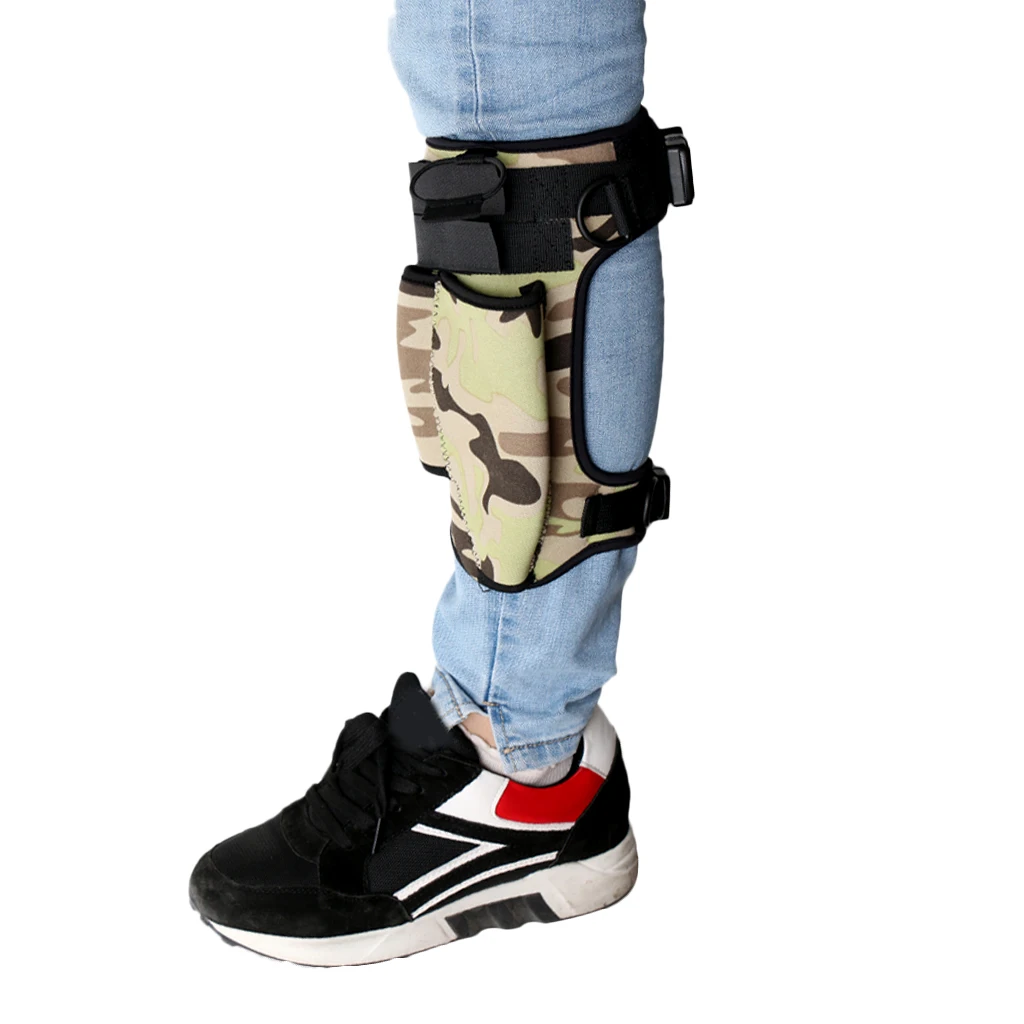 Perfeclan Camouflage Tech Dive Handy Tools Sheath Holder Diving Accessories Scuba Gear Leg Wrap