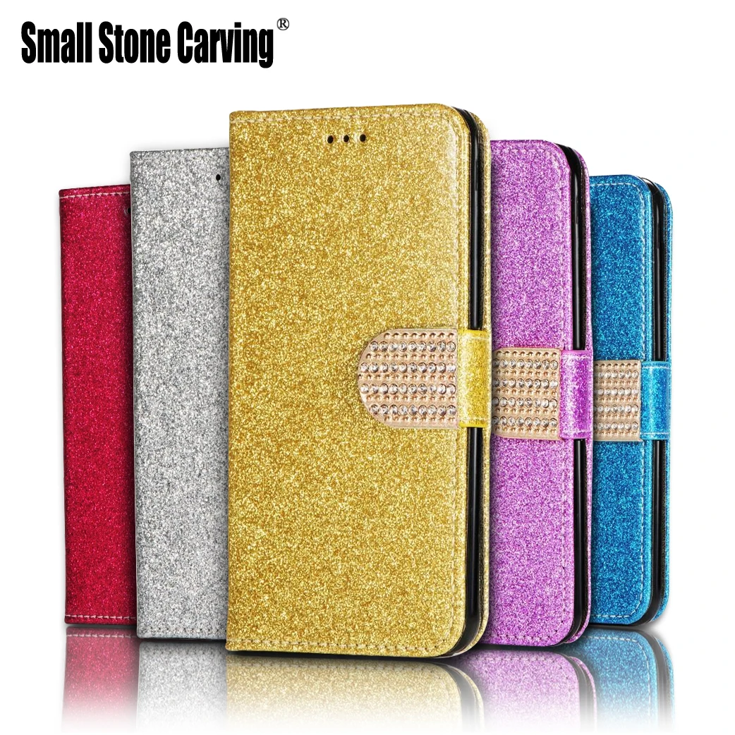 For Xiaomi Mi 8 case for Xiaomi Mi 8 SE Case soft silicone Glitter leather flip cases For Xiaomi Mi8 SE case cover + Card Holder