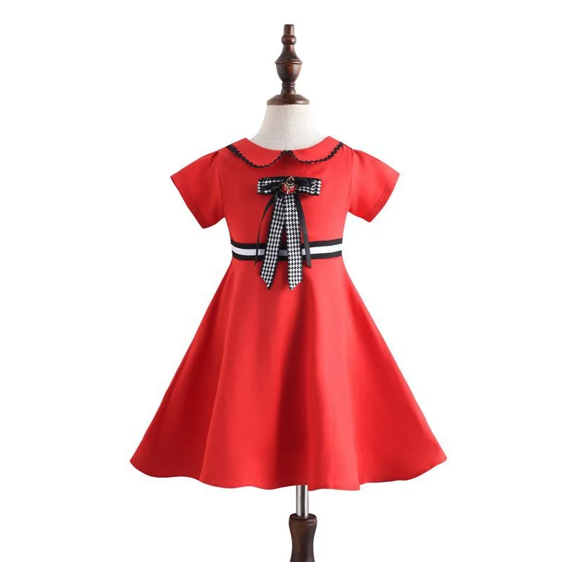 2019 Spring Summer Autumn Sleeveless Girls Dresses Clothes Party Princess Children Short Sleeve Cotton Dress Kids Clothing | Детская