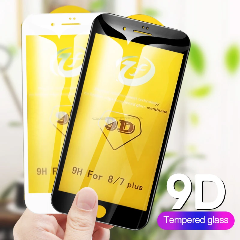  GerTong 9D Volle Abdeckung Gehärtetem Glas Für iPhone 7 8 Plus 6 S 6 S Plus Screen Protector 9 H ne