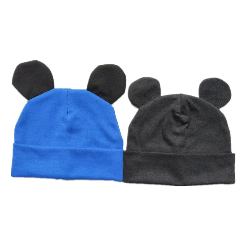 Boys Girls Cotton Solid Cap Soft Warm Cartoon Children Hat Cute Ears Design Spring Autumn Baby Kids Skullies Beanies Accessories mens skully