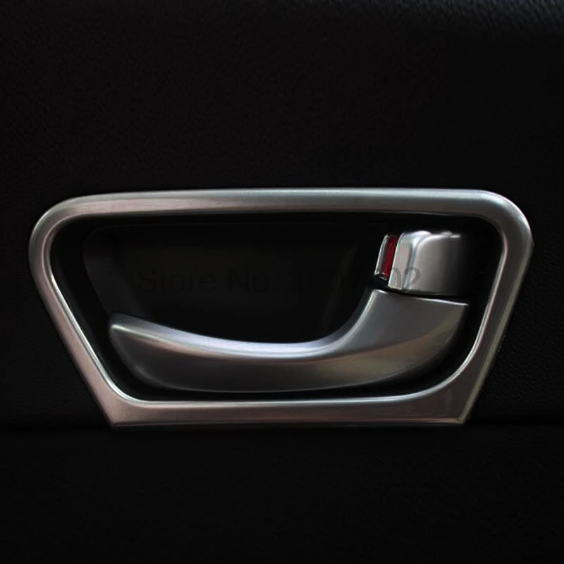 Fit For Kia K5 2016 LHD 4pcs Chrome Car Inner Door Handles Around Shade
