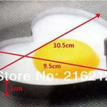 Пакет из нержавеющей стали Сердце Жарка яиц устройство Размер 10,5*9,5*1 см жареная посуда для приготовления яиц
