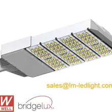 Светодиодный фонарь 120 Вт, холодный белый свет 6000 K алюминий 85-265 V meanwell led привод Bridgelux 45mil LM-80 уличный светодиодный светильник