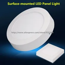 30 шт. Светодиодная панель 6 Вт/12 Вт/18 Вт/25 Вт светильник для поверхностного монтажа 8 дюймов люменов потолочный светильник круглый AC85-265V