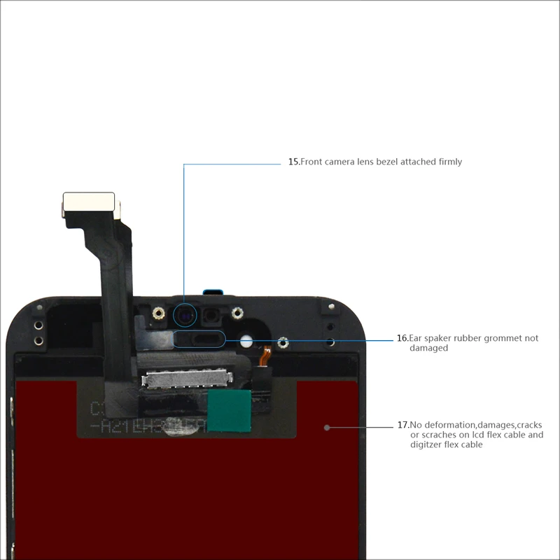 Без битых пикселей lcd для iPhone 6 6s 7 8 7 Plus OEM дисплей 3D сенсорный дигитайзер предварительно собранный белый черный+ инструменты закаленное стекло