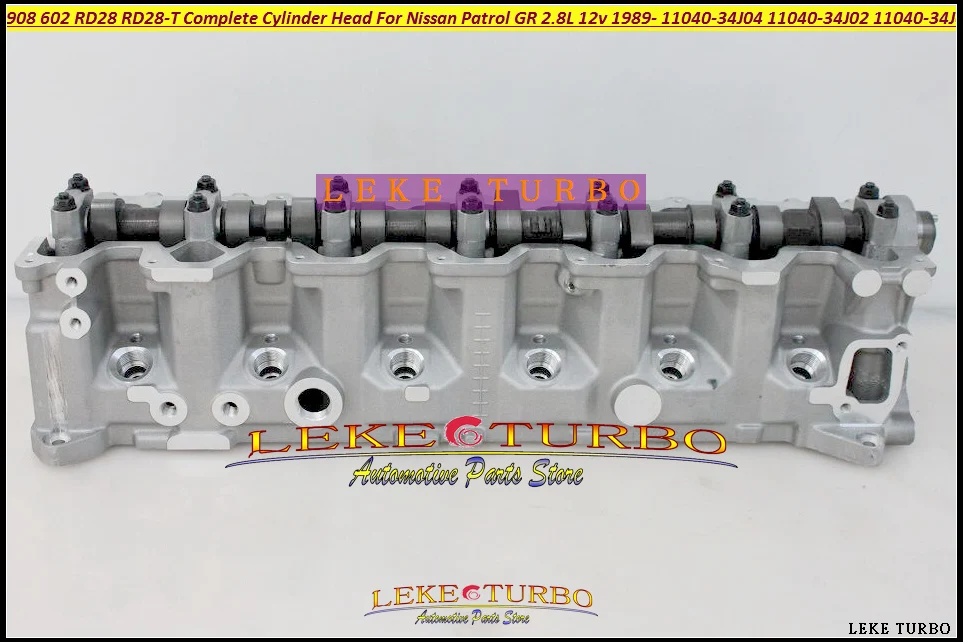 908 602 RD28 RD28-T Complete Cylinder Head For Nissan Patrol GR 2.8L 12v 1989- 11040-34J04 11040-34J02 11040-34J01 11040-34J00  (1)