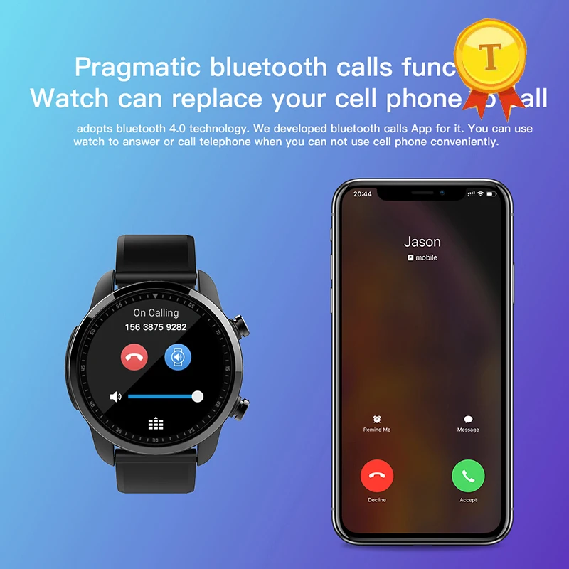 

2019 best selling high end 4G function Smart Watch GPS 620mah Battery Sports Business Strap bluetooth calls phone watch For Men