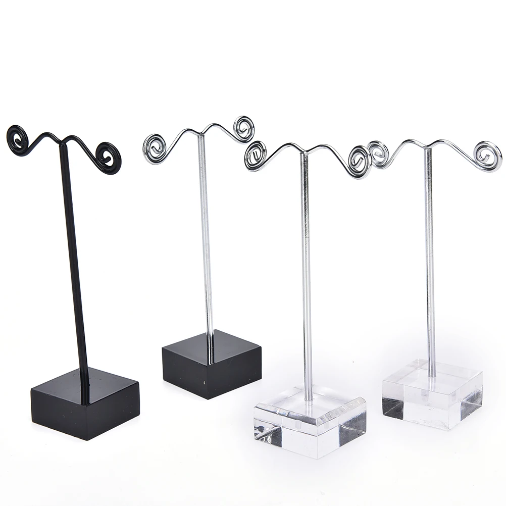 

1Pc High Quality Jewelry Display Stand Acrylic Metal Tree Earring Necklace Rack Holder